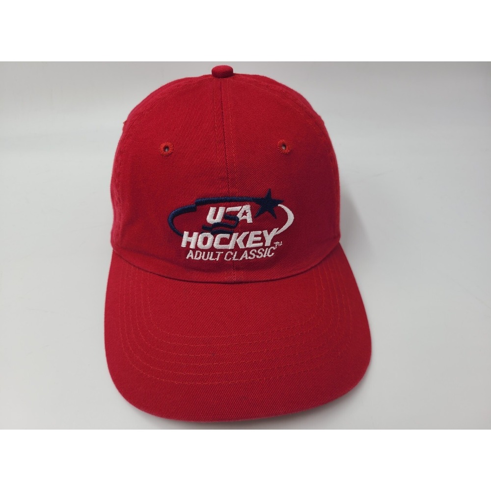 USA Hockey Adult Classic Bud Light Strapback Adjustable Hat Cap United States